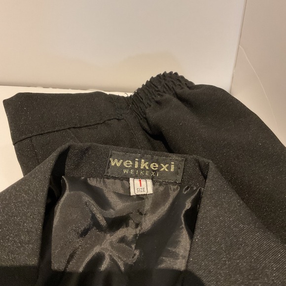 Weikexi suit coat and pants‎ size 1 boys black elastic band - Picture 4 of 4